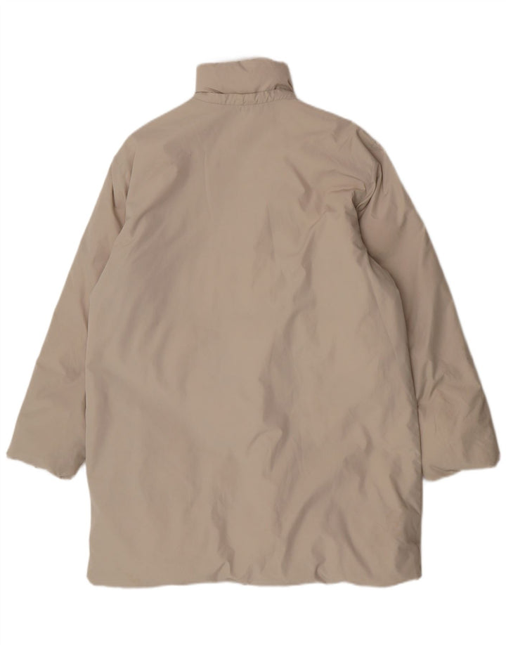 Sergio Tacchini Abrigo acolchado para mujer IT 46 Poliéster beige grande