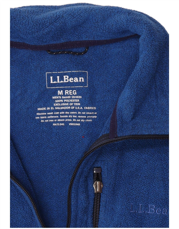 L.L.Bean Chaqueta polar para hombre UK 38 Poliéster azul medio