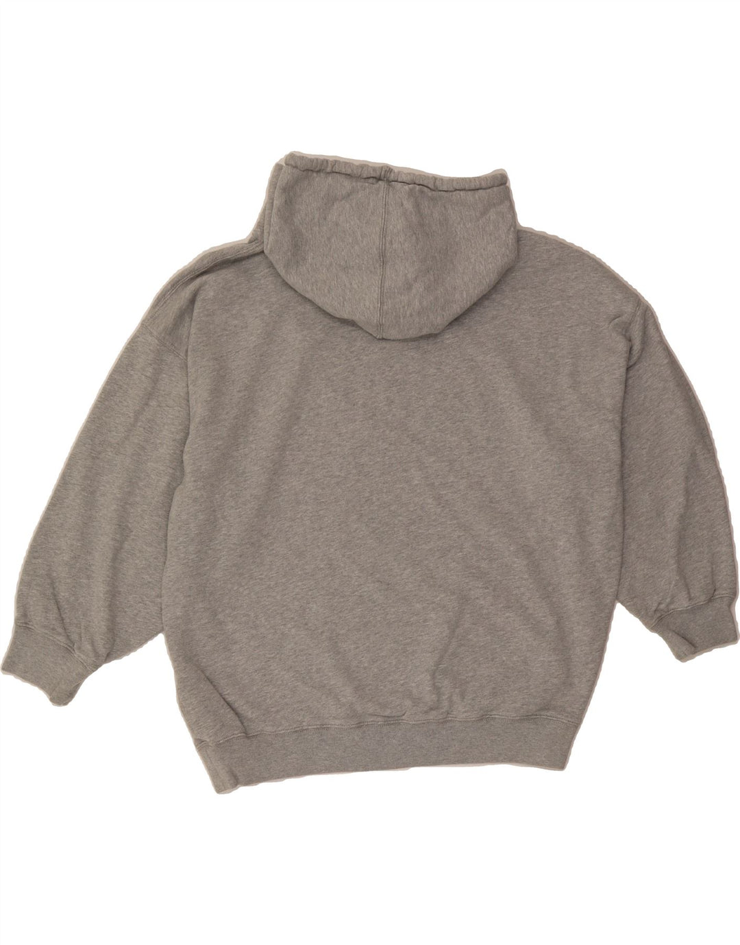 J. CREW Womens Oversized Hoodie Jumper UK 14 Medium Grey Cotton Vintage J. Crew and Second-Hand J. Crew from Messina Hembry 
