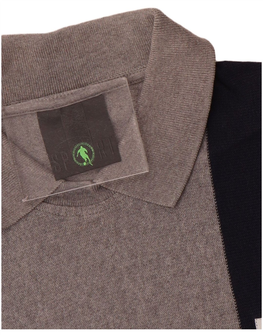 Bikkembergs Polo para hombre de algodón color block gris pequeño