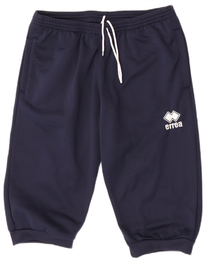 Errea Pantalones cortos deportivos para mujer UK 40 Grande Poliéster azul marino