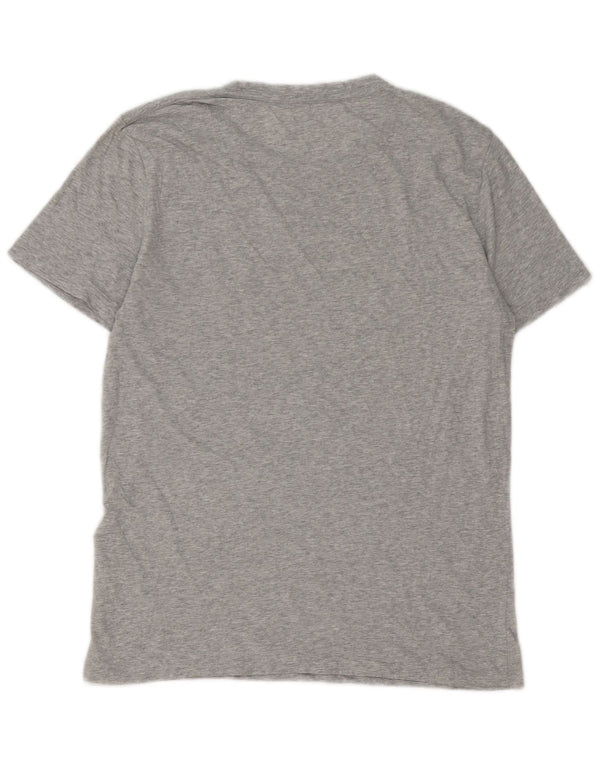 Camiseta All Saints Hombre Top Algodón Moteado Gris Medio