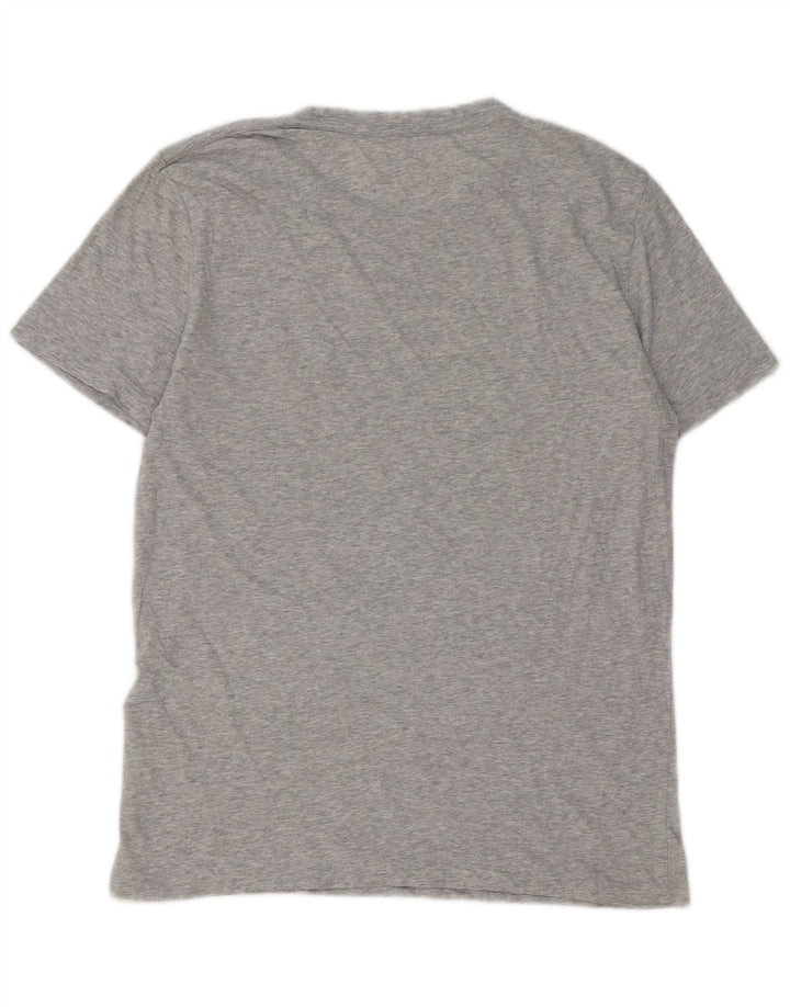 Camiseta All Saints Hombre Top Algodón Moteado Gris Medio