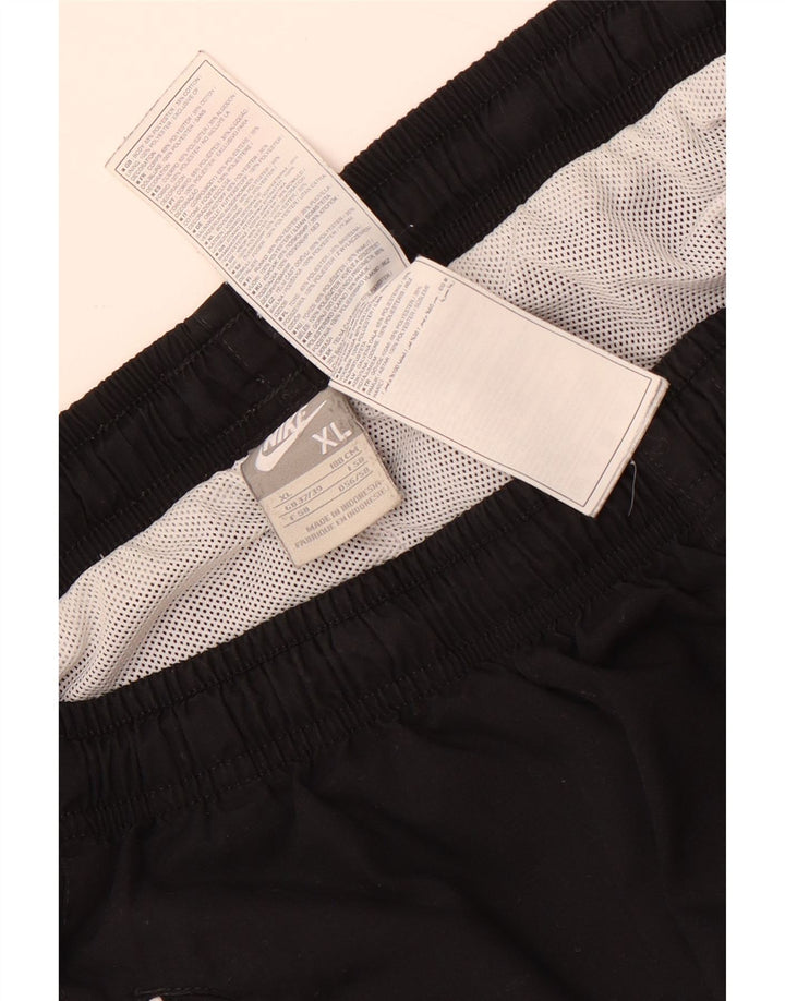 Nike Bermudas gráficas para hombre Pantalones cortos deportivos XL Negro Colorblock Poliéster