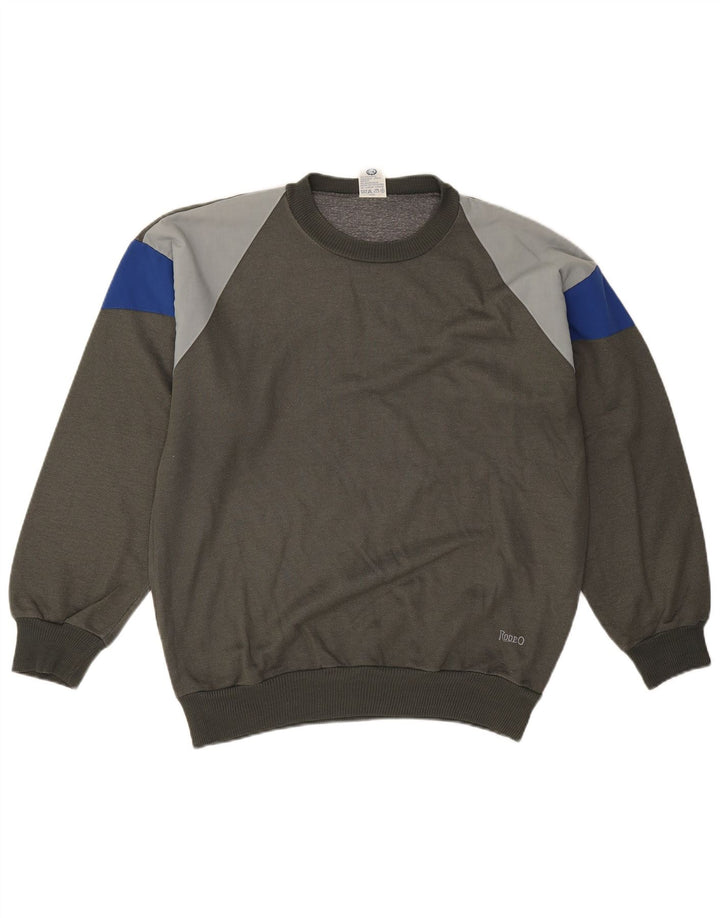 Sudadera Rodeo Hombre Jumper IT 50 Medium Caqui Colorblock Poliacrílico