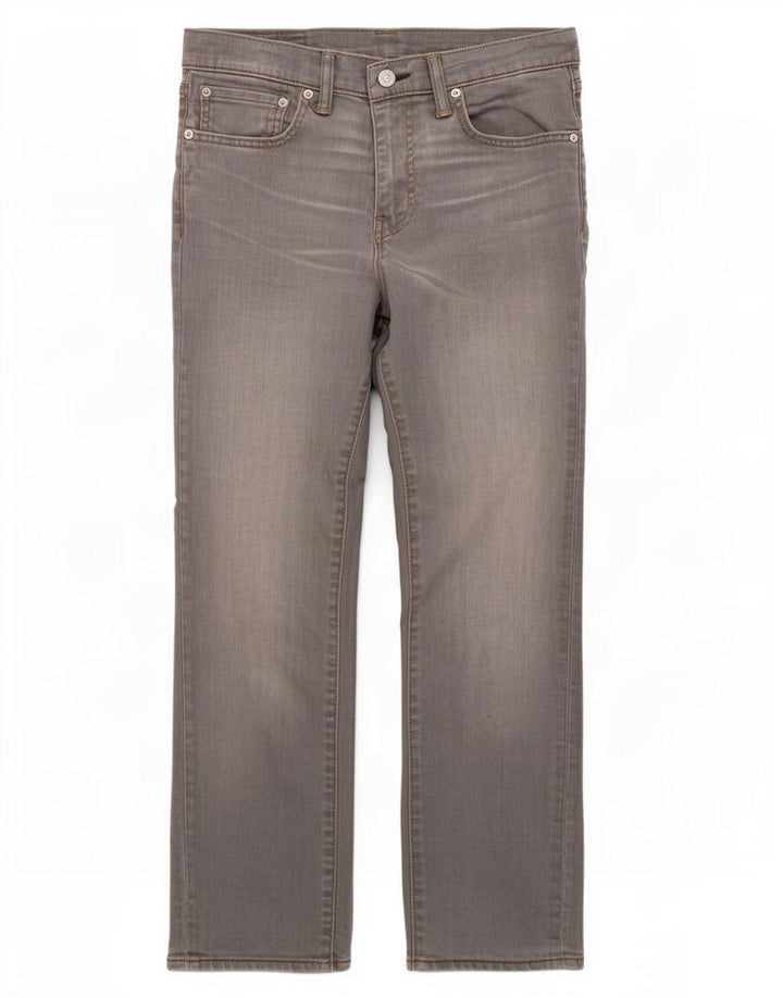 Levi's Hombre 511 Slim Jeans W31 L27 Algodón Gris