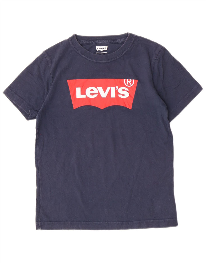 Levi's Camiseta Regular Graphic para Niños 9-10 Años Azul Marino Algodón