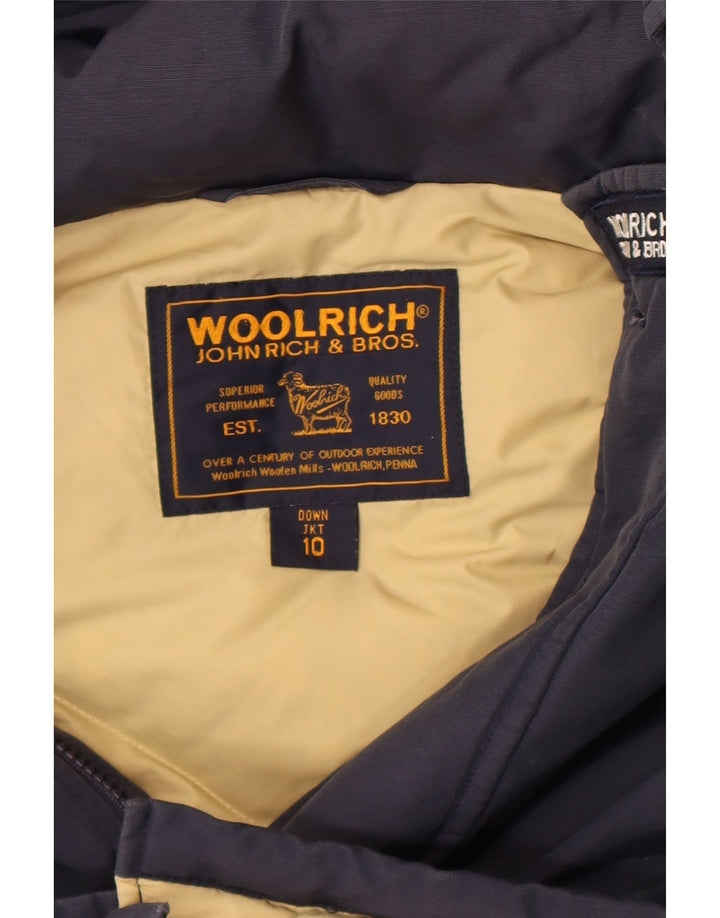 Woolrich Chaqueta acolchada con capucha para niño 9-10 años Azul marino