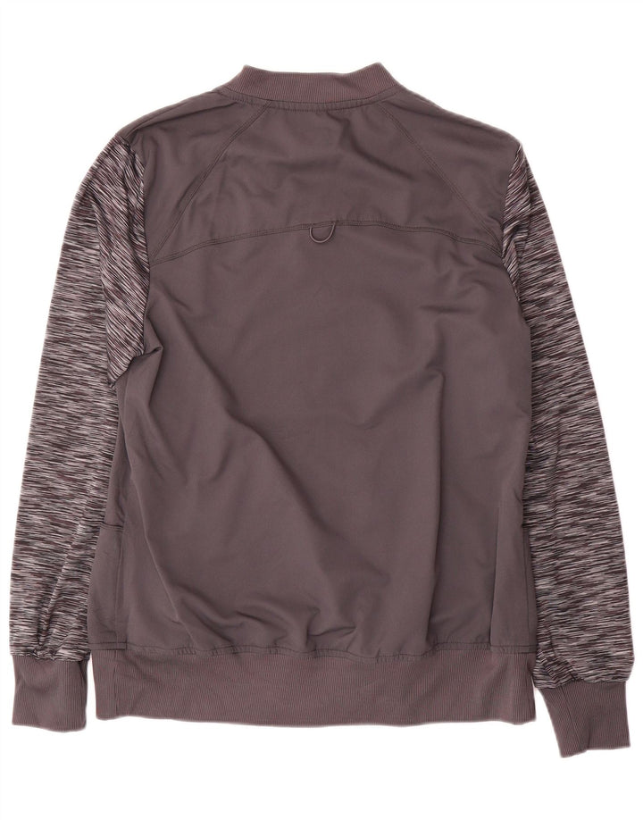 Dickies Mens Chándal Top Chaqueta Pequeña Gris Moteado Poliéster
