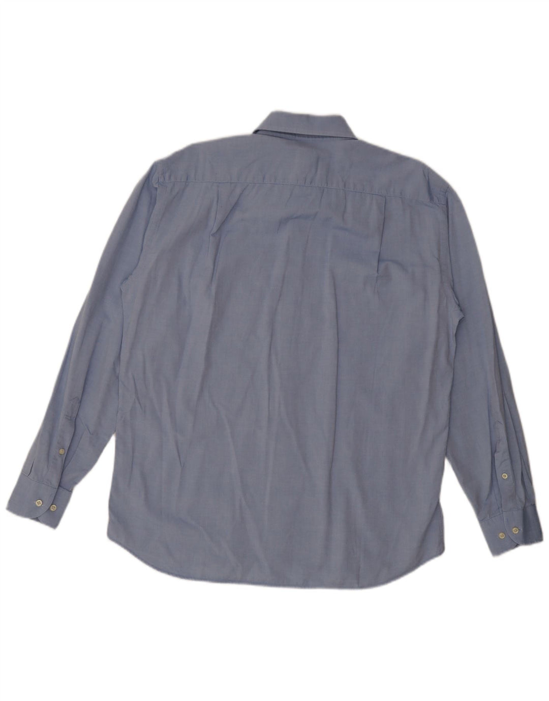 Camisa Roccobarocco para hombre talla 41 16 algodón azul grande
