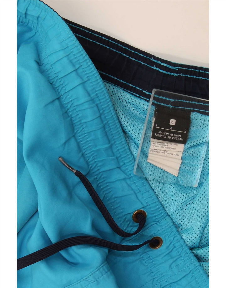 Nike Bañador con gráfico para hombre, talla grande, poliéster azul
