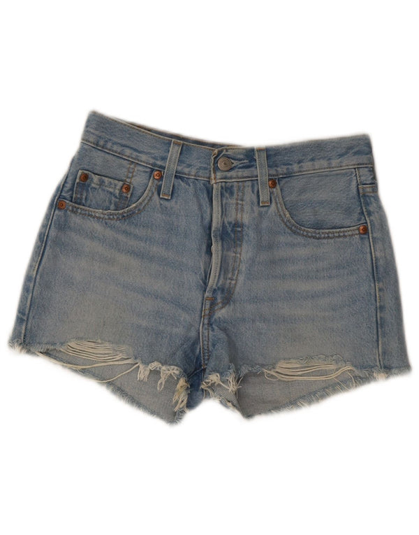 Levi's Mujer 501 Shorts De Mezclilla W24 XS Azul
