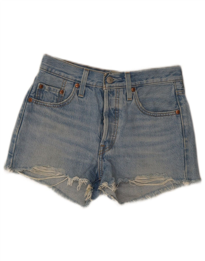 Levi's Mujer 501 Shorts De Mezclilla W24 XS Azul