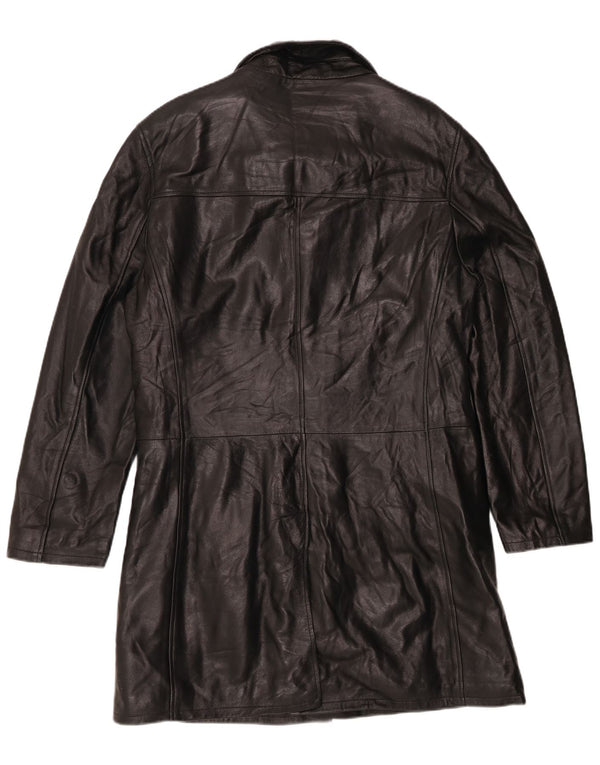 Abrigo de cuero para hombre Private IT 50 Large Black