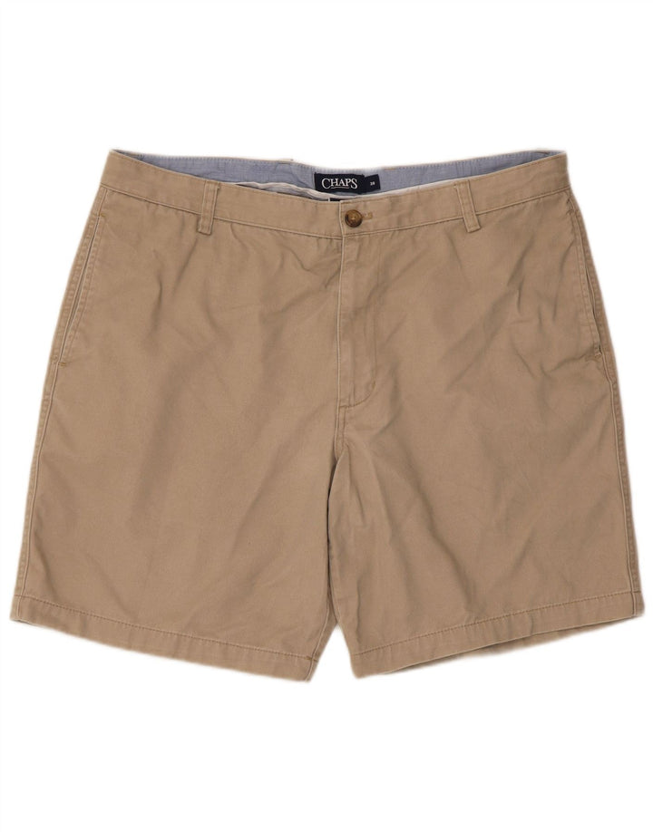Chaps Pantalones cortos chinos para hombre W38 XL Algodón beige
