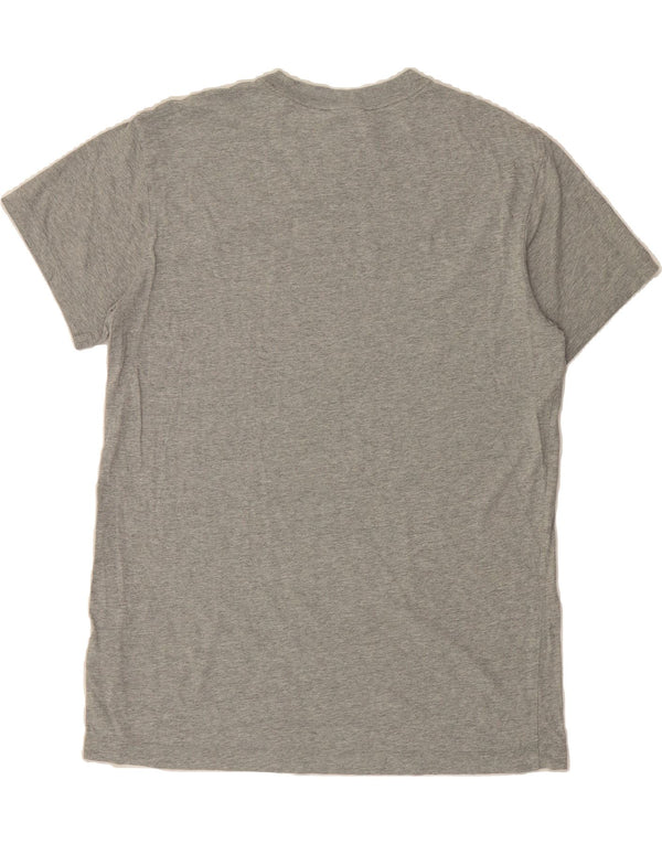 NIKE Mens T-Shirt Top Medium Grey Cotton