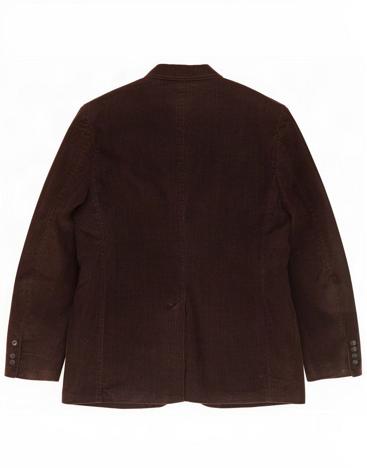 Marks & Spencer Chaqueta tipo blazer de pana con 2 botones para hombre UK 38 Marrón medio