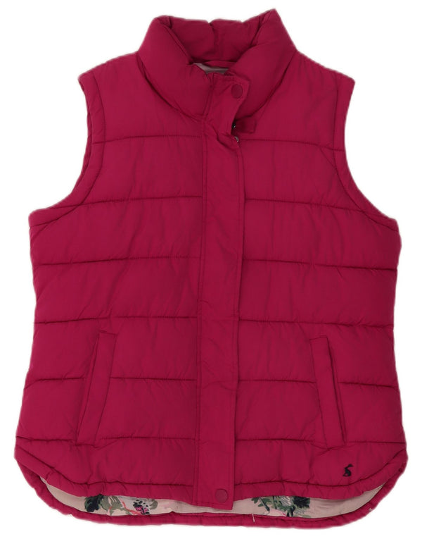 Chaleco acolchado para mujer Joules UK 44 Poliéster rosa grande