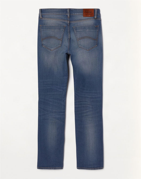 Tommy Hilfiger Vaqueros rectos para hombre W32 L30 Algodón azul