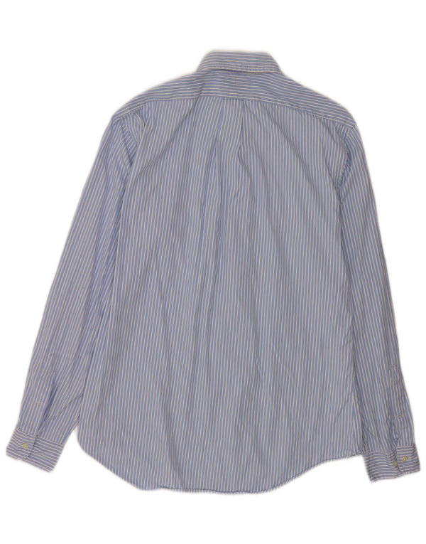 Polo Ralph Lauren Camisa de ajuste personalizado para hombre Talla 40/41 16 Raya azul grande