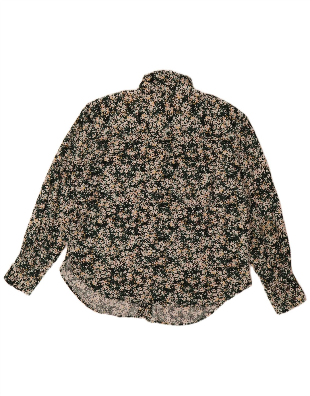 Marks & Spencer Blusa camisera extragrande para mujer UK 10 Small Green Floral