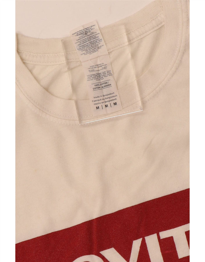 LEVI'S Camiseta gráfica para hombre Top Medium White Cotton