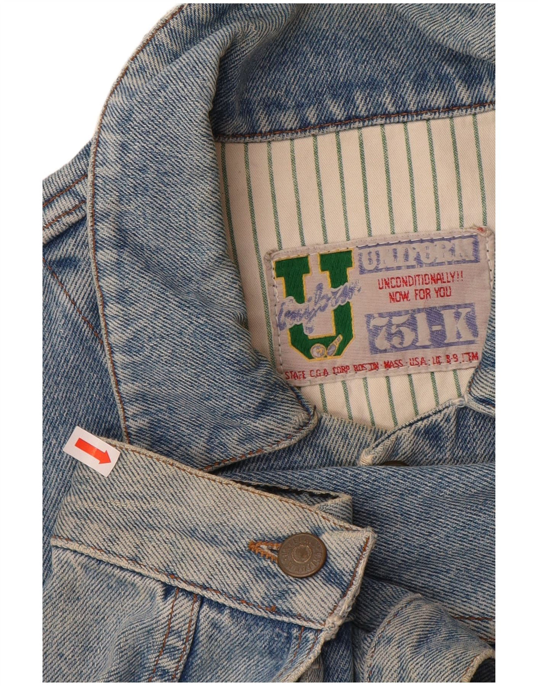 UNIFORM Chaqueta vaquera para hombre UK 38 Azul medio