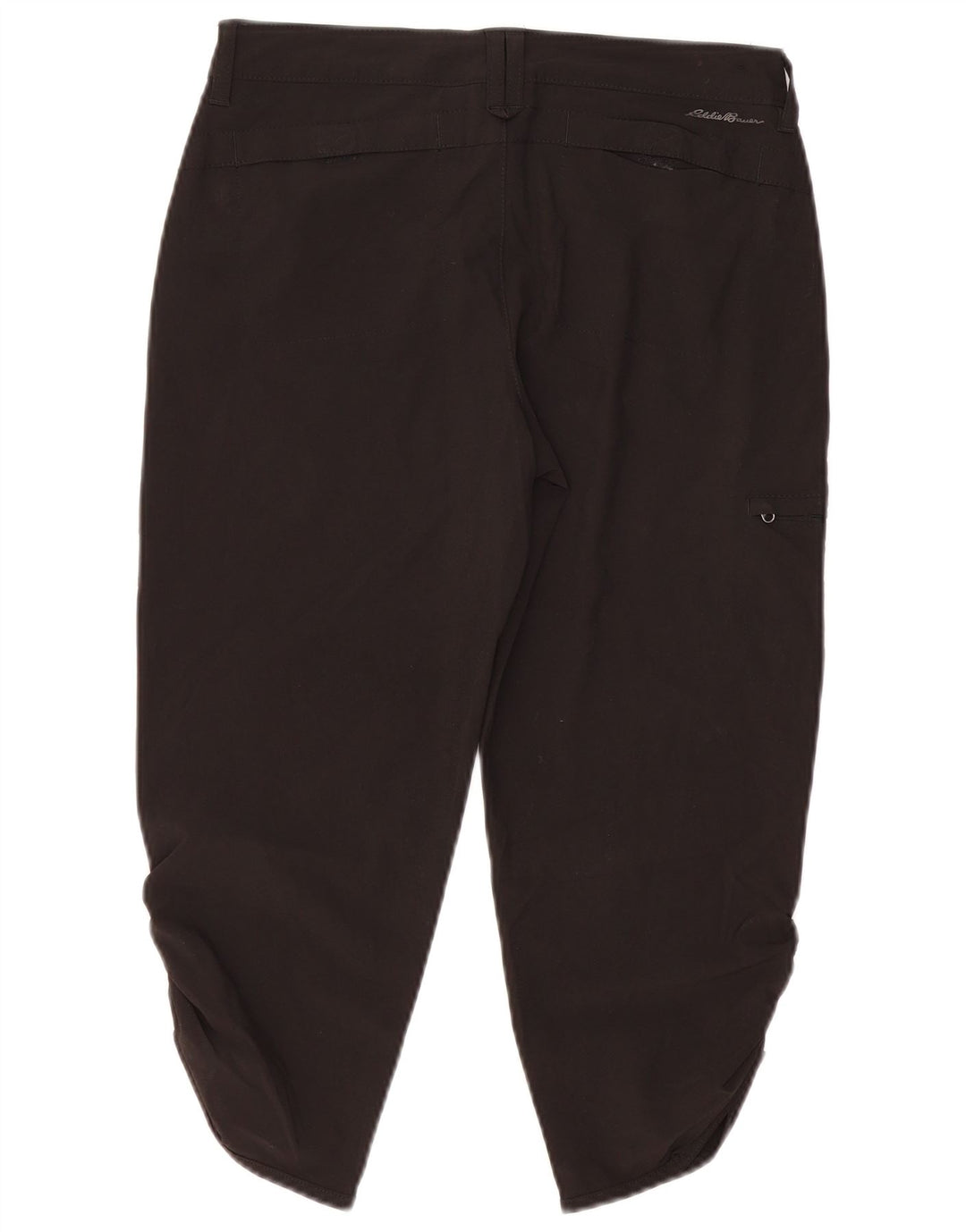 Eddie Bauer Pantalones Capri Cargo para Mujer US 2 XS W30 L21 Poliéster Negro