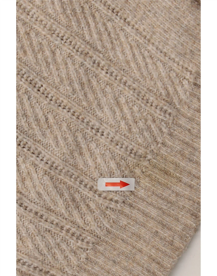 Marks & Spencer Suéter tipo cárdigan corto para mujer Reino Unido 44 Poliéster beige medio