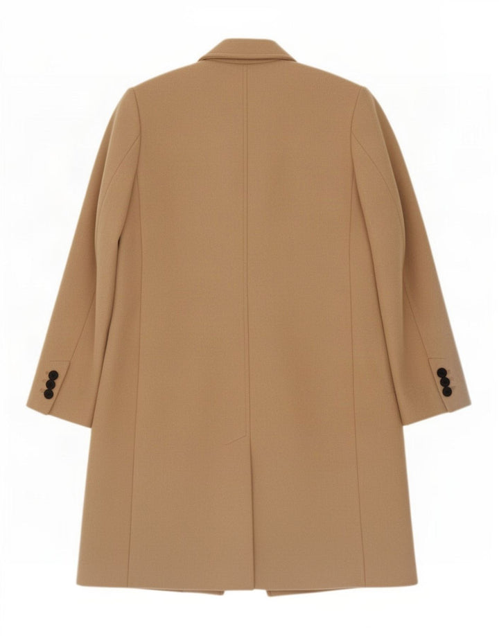 Zara Mujer Abrigo UK 6 XS Beige Poliéster