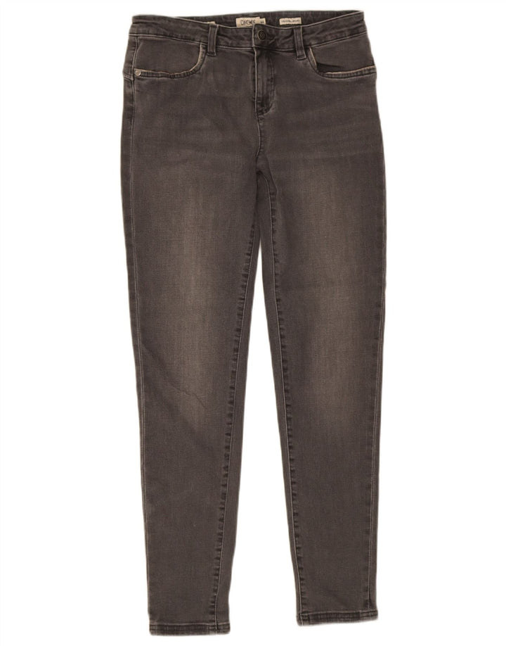 Dack's Jeans ajustados para mujer IT 44 Medium W30 L28 Algodón gris