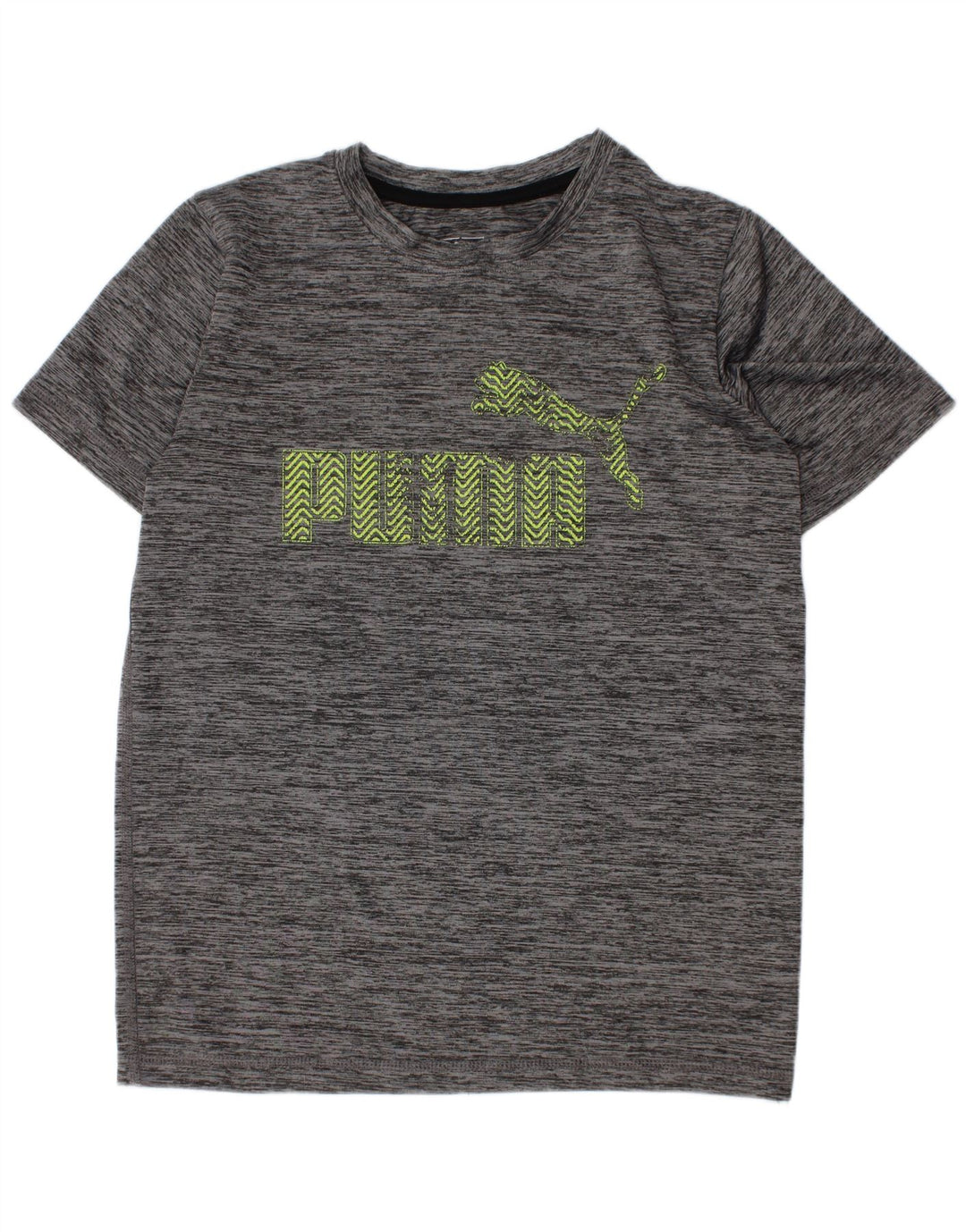 Puma Camiseta gráfica para niños 7-8 años Small Gris Moteado Poliéster