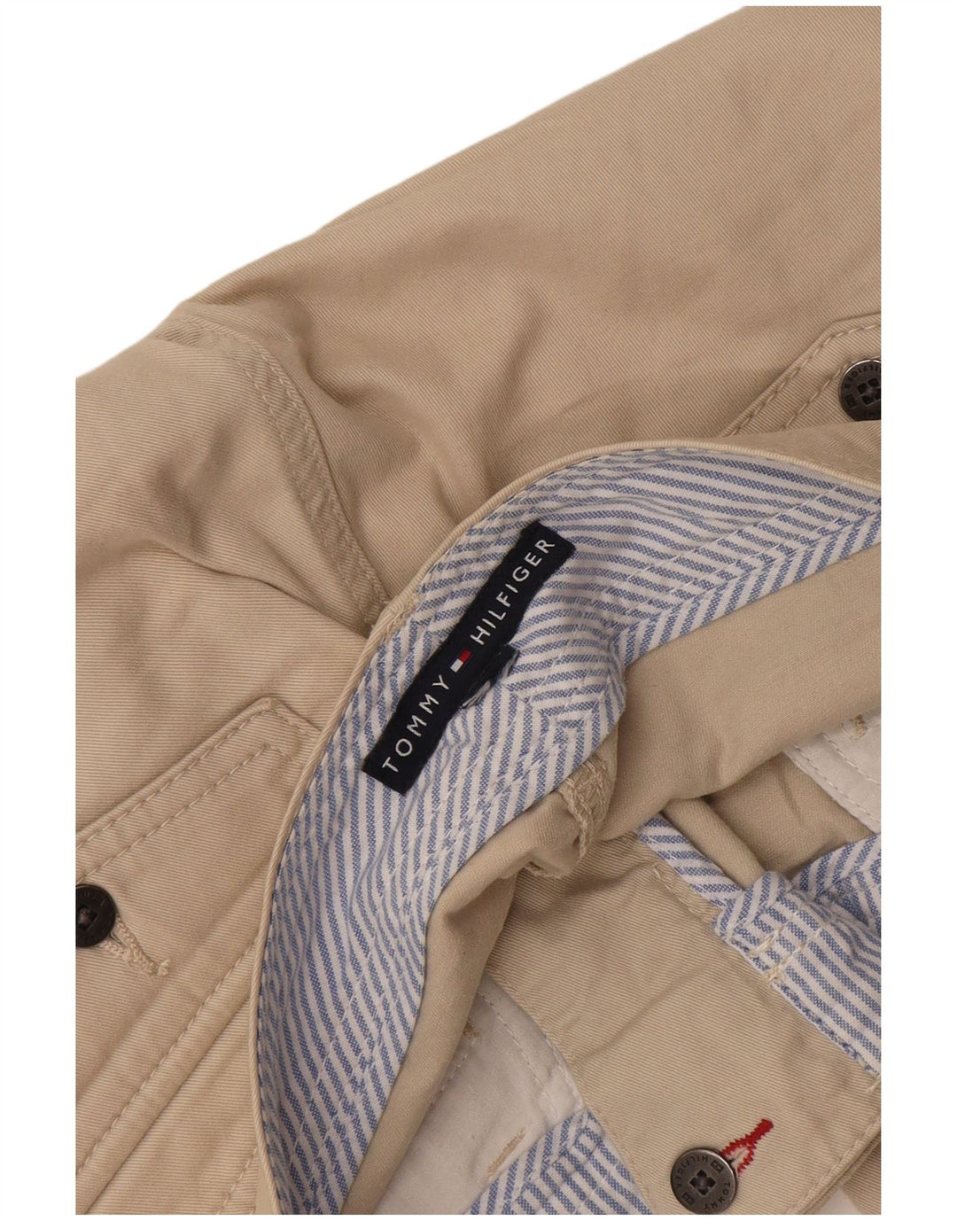 Tommy Hilfiger Pantalones Casuales Bootcut para Mujer W34 L28 Beige