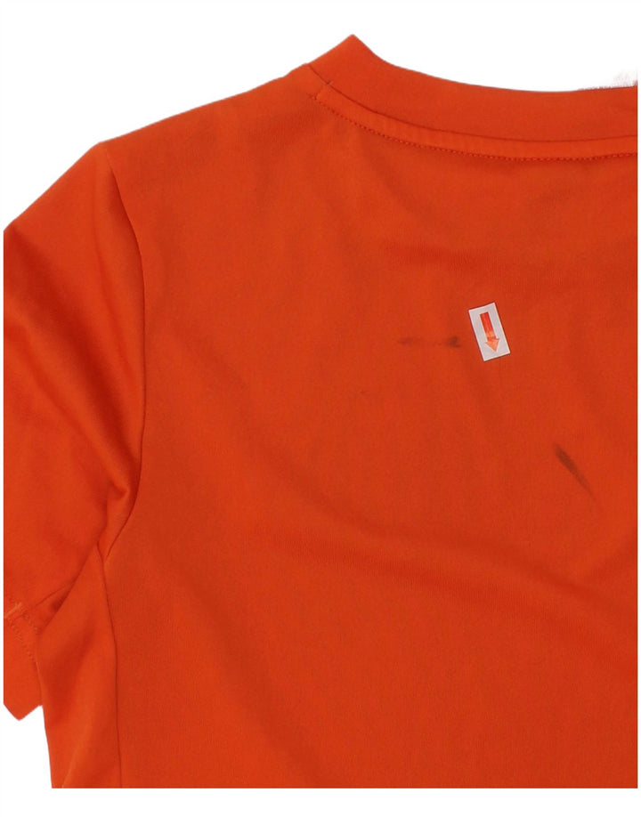 ADIDAS Camiseta Aeroready para niño 11-12 años Naranja Colorblock Poliéster