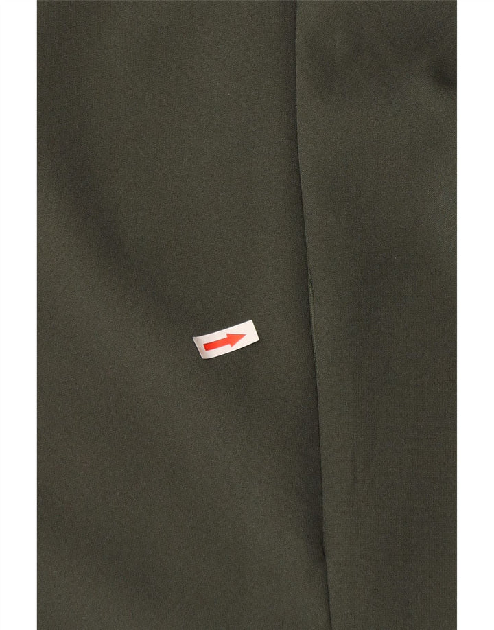 Zara Vestido tubo sin mangas para mujer UK 42 Poliéster caqui medio