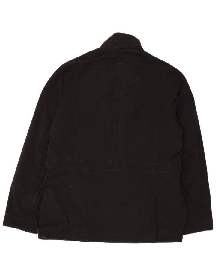 Hugo Boss Chaqueta utilitaria para hombre IT 50 Poliéster negro grande