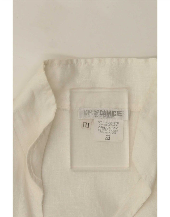 Naracamicie Vestido camisero para mujer Reino Unido 42 Mediano Blanco