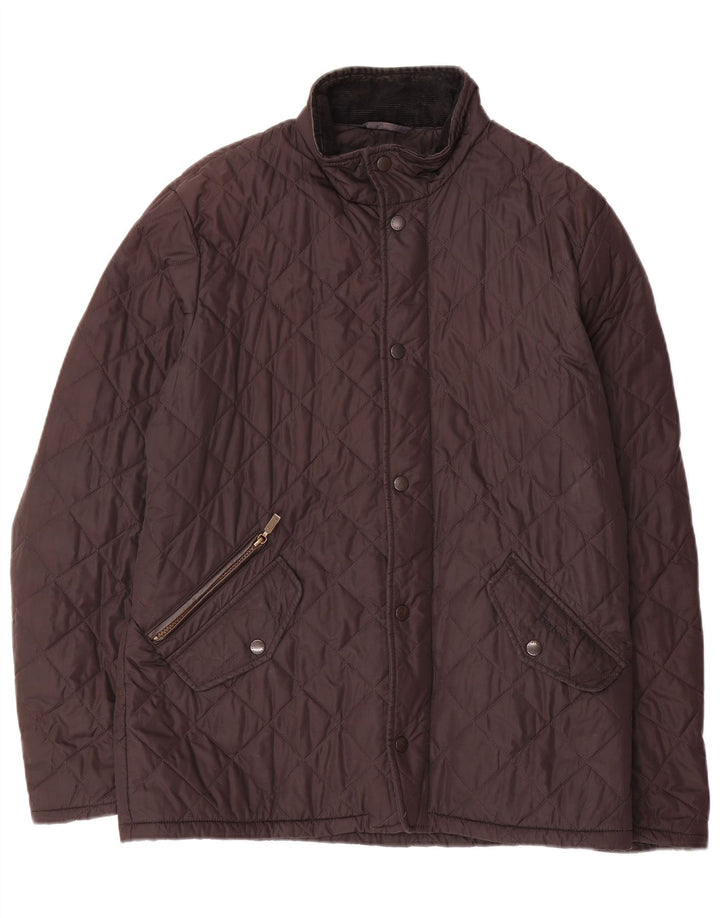 BARBOUR Chaqueta acolchada para hombre UK 36 Small Poliéster negro