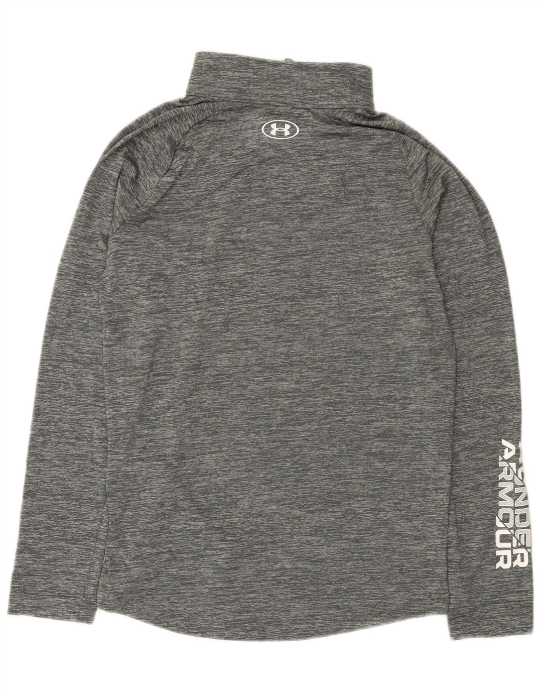Under Armour Camiseta de chándal con estampado gráfico para niñas 11-12 años Grande Gris