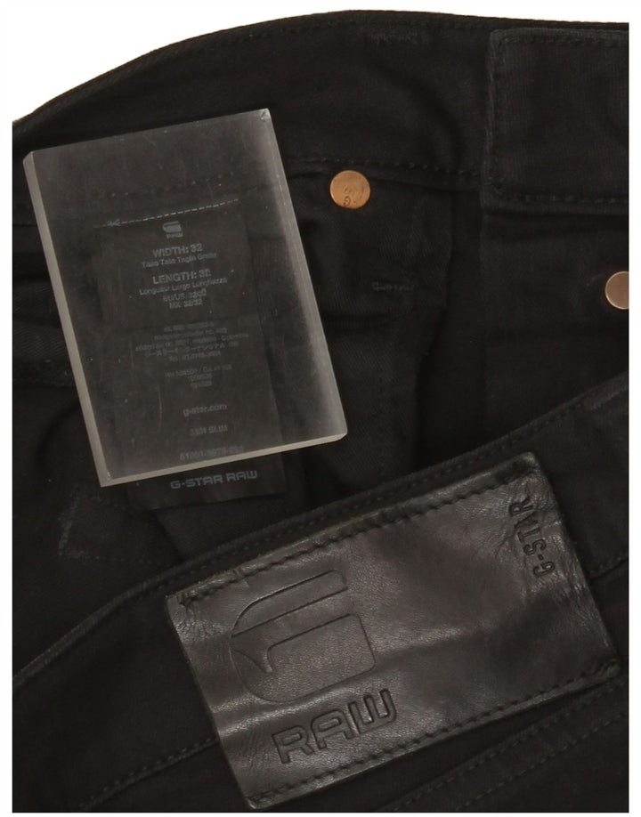 Vaqueros ajustados para hombre G-Star W32 L32 Algodón negro