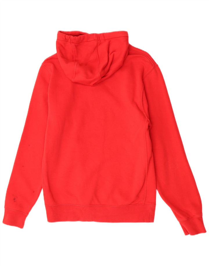 Nike - Sudadera con capucha para hombre, talla pequeña, color rojo, algodón