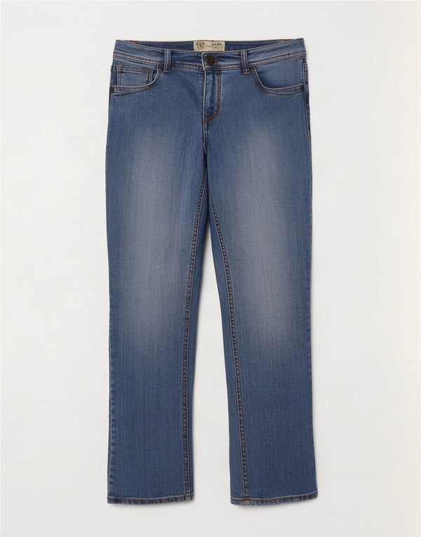 Vaqueros recortados para mujer Fat Face UK 8 Small W28 L23 Algodón azul