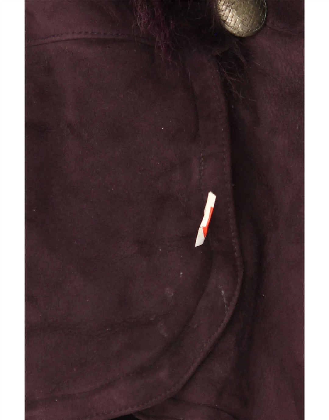 Vintage mujer 3/4 manga chaqueta de gran tamaño IT 42 Púrpura Medio