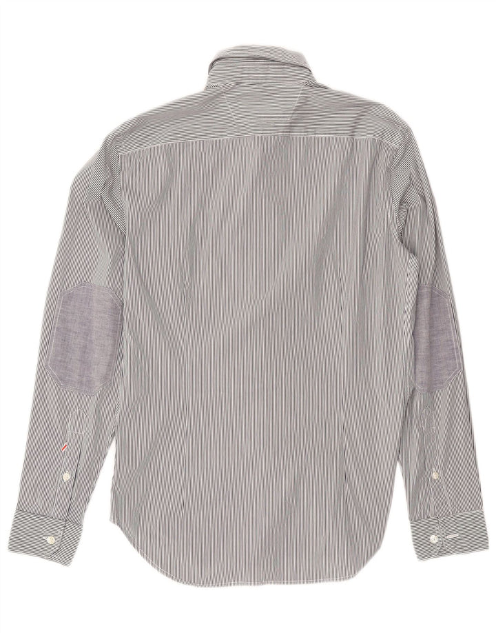 Camisa de hombre Jeckerson pequeña de algodón a rayas azules