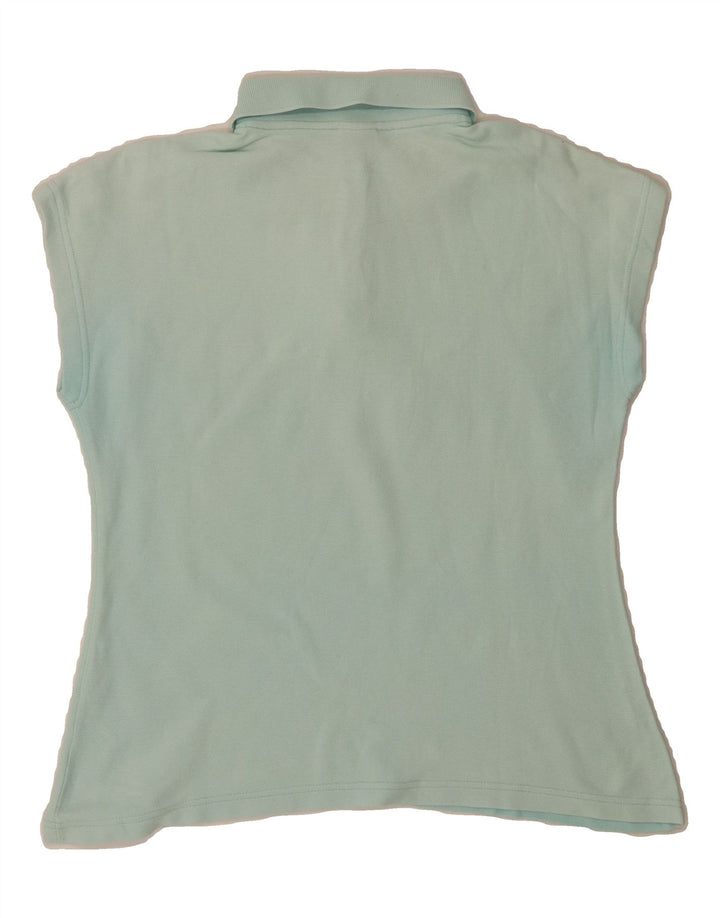 FILA Womens Sleeveless Polo Shirt IT 42 Medium Blue Cotton Vintage Fila and Second-Hand Fila from Messina Hembry 