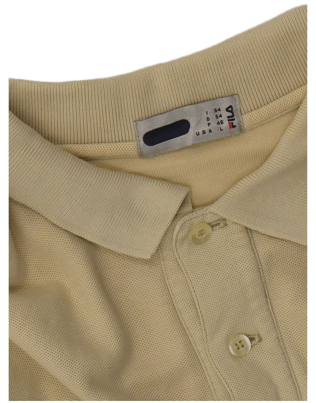 FILA Polo Hombre IT 54 XL Beige