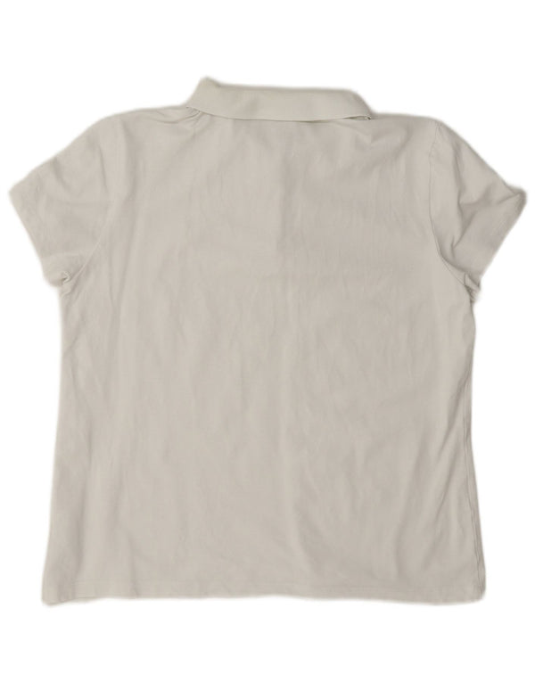 Puma - Polo para mujer, talla 40, talla grande, algodón azul