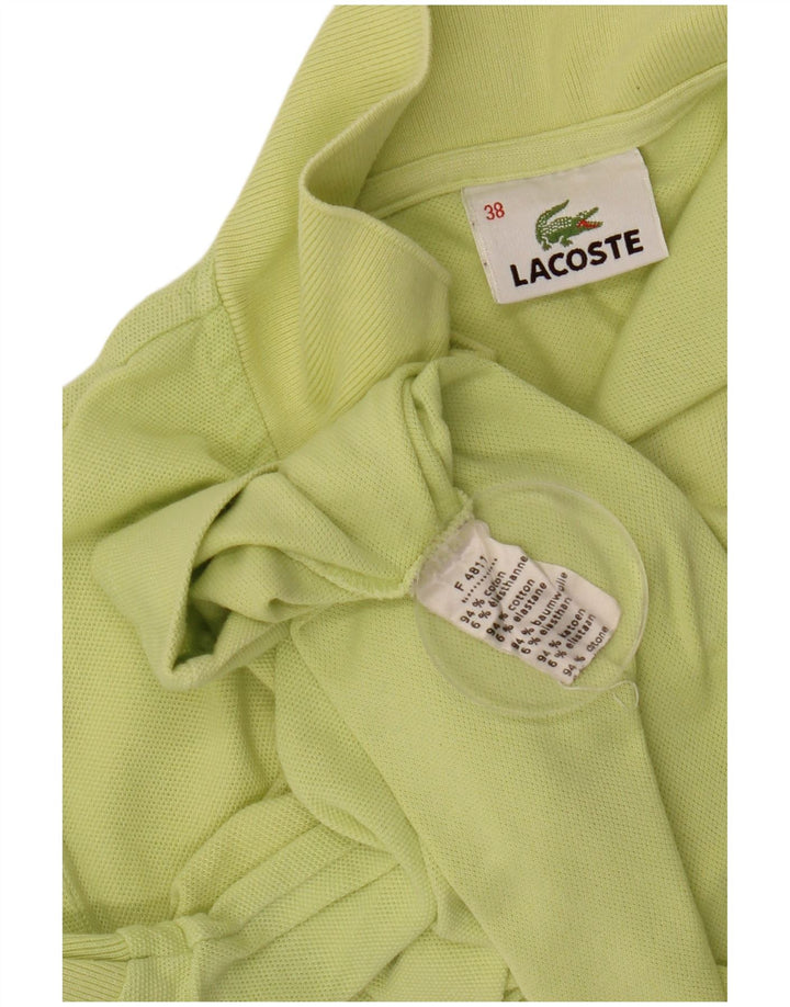 Polo LACOSTE para mujer talla 38 Algodón verde medio