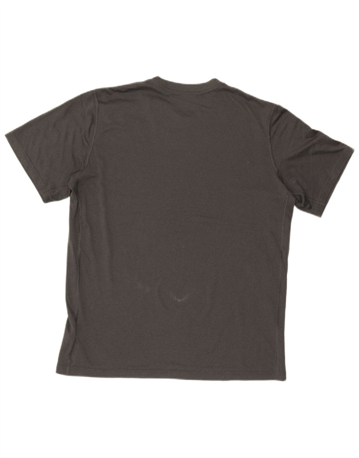 Camiseta Nike Dri Fit para hombre Top poliéster gris grande