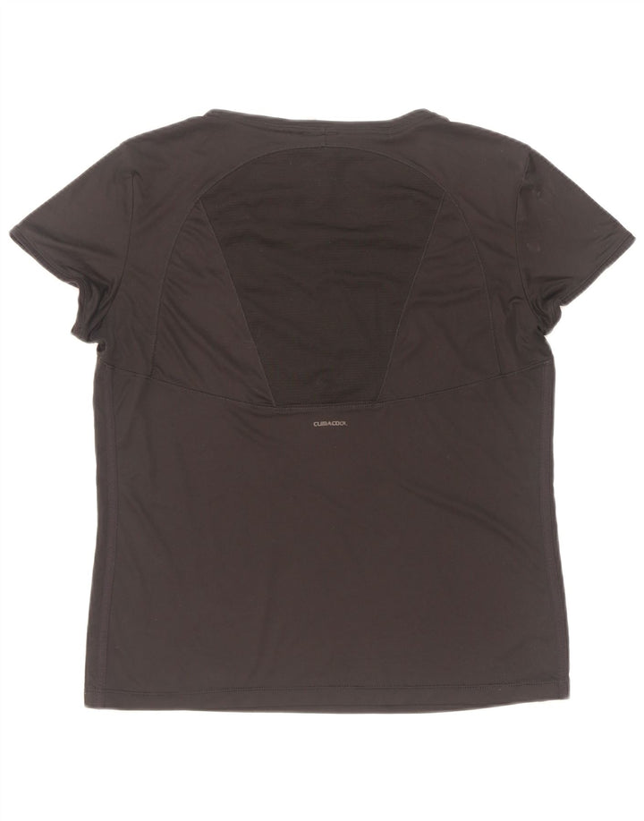 Adidas Mujer Climacool Camiseta Top UK 40 Grande Poliéster Negro